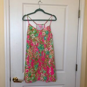 LILLY PULITZER Dress Size Medium Flamingo Pink